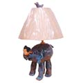 Painted Elephant Lamp