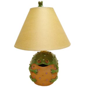 Green Frog Lamp